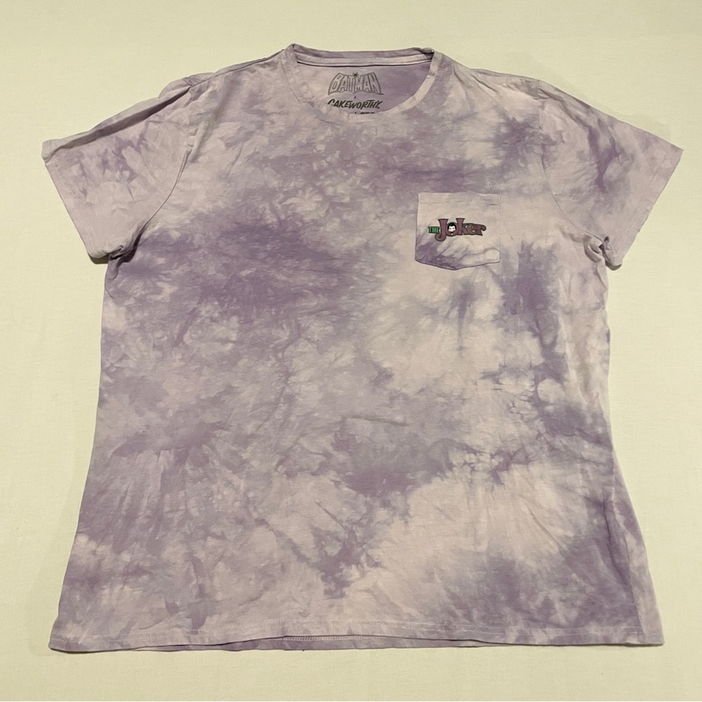 Cakeworthy x Batman The Joker Tie Dye Pocket T-Shirt 3XL Double Sided
